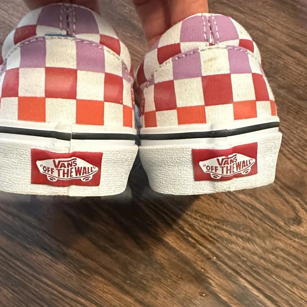 Vans Multicolor Checkered Slip-On Sneakers - Picture 5 of 6